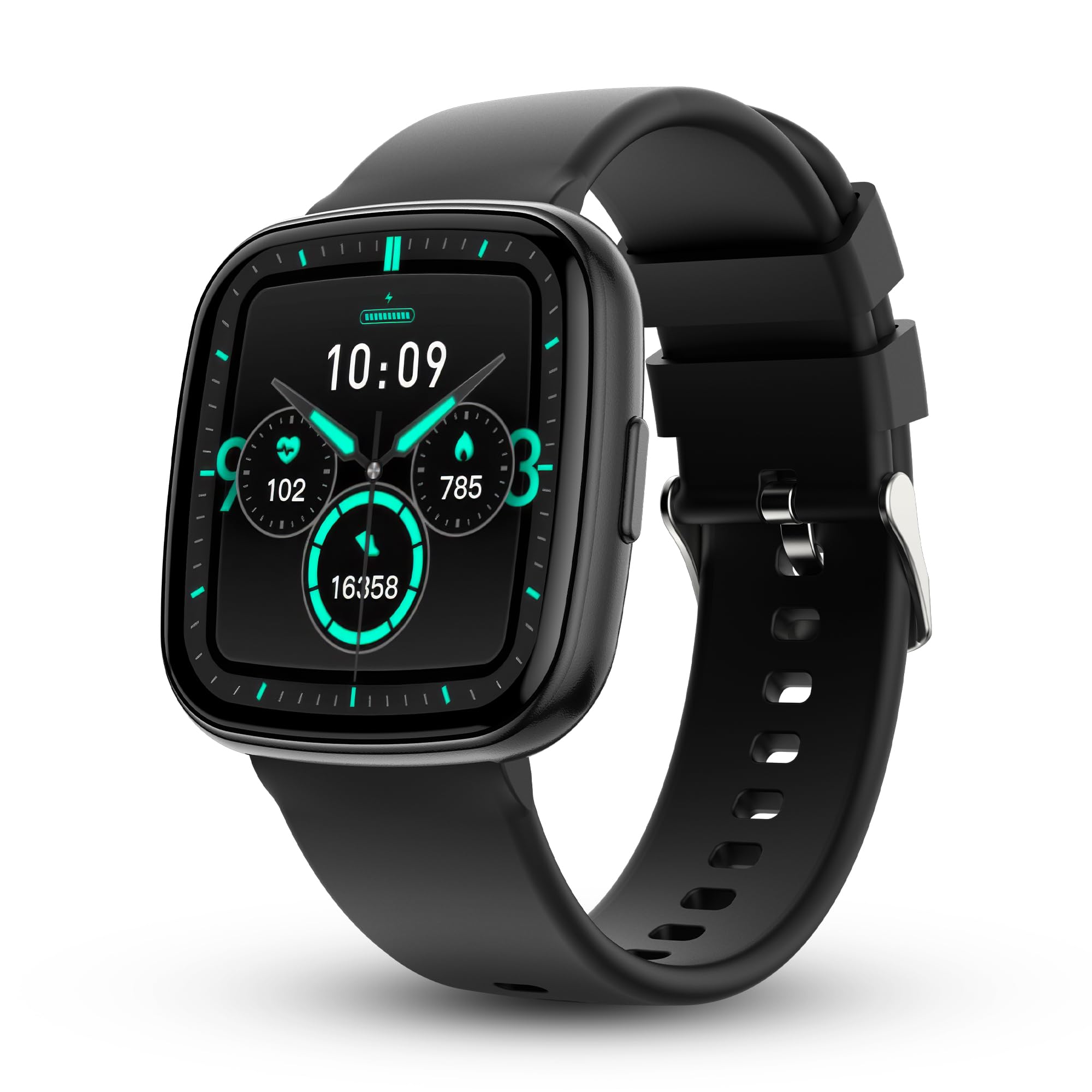 Pebble Cosmos Air 1.73" HD Display Smartwatch with Bluetooth Calling & Voice Assistant (Carbon Black)-image-48
