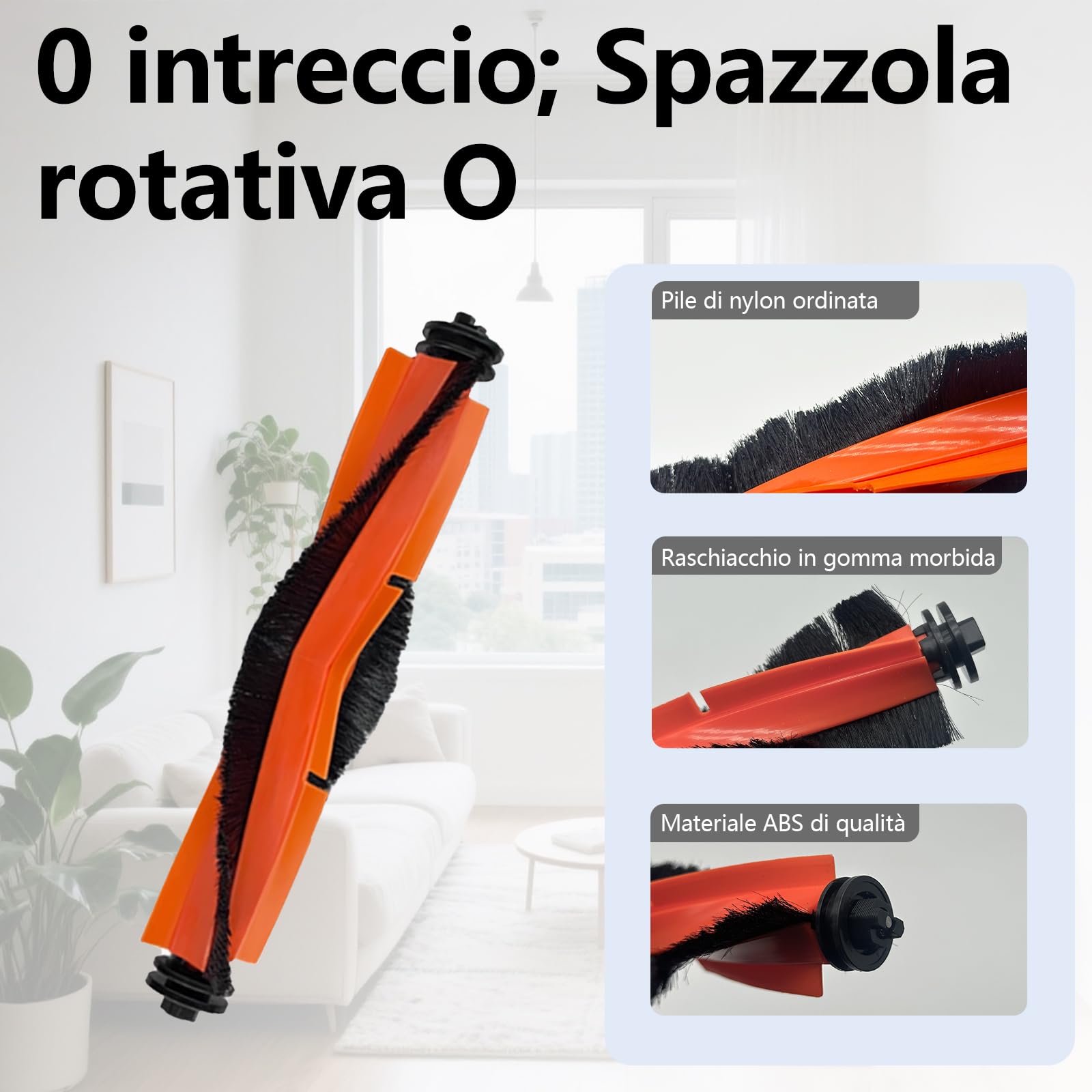 19 Pezzi Accessori per Xiaomi X20 Max/X20 Pro Aspiratore, 1 Spazzola Principale, 4 Filtri, 4 Asciugamani, 6 Sacchi di Polvere, 7 Spazzole Laterali, per Xiaomi X20 Max, X20 Pro Accessori