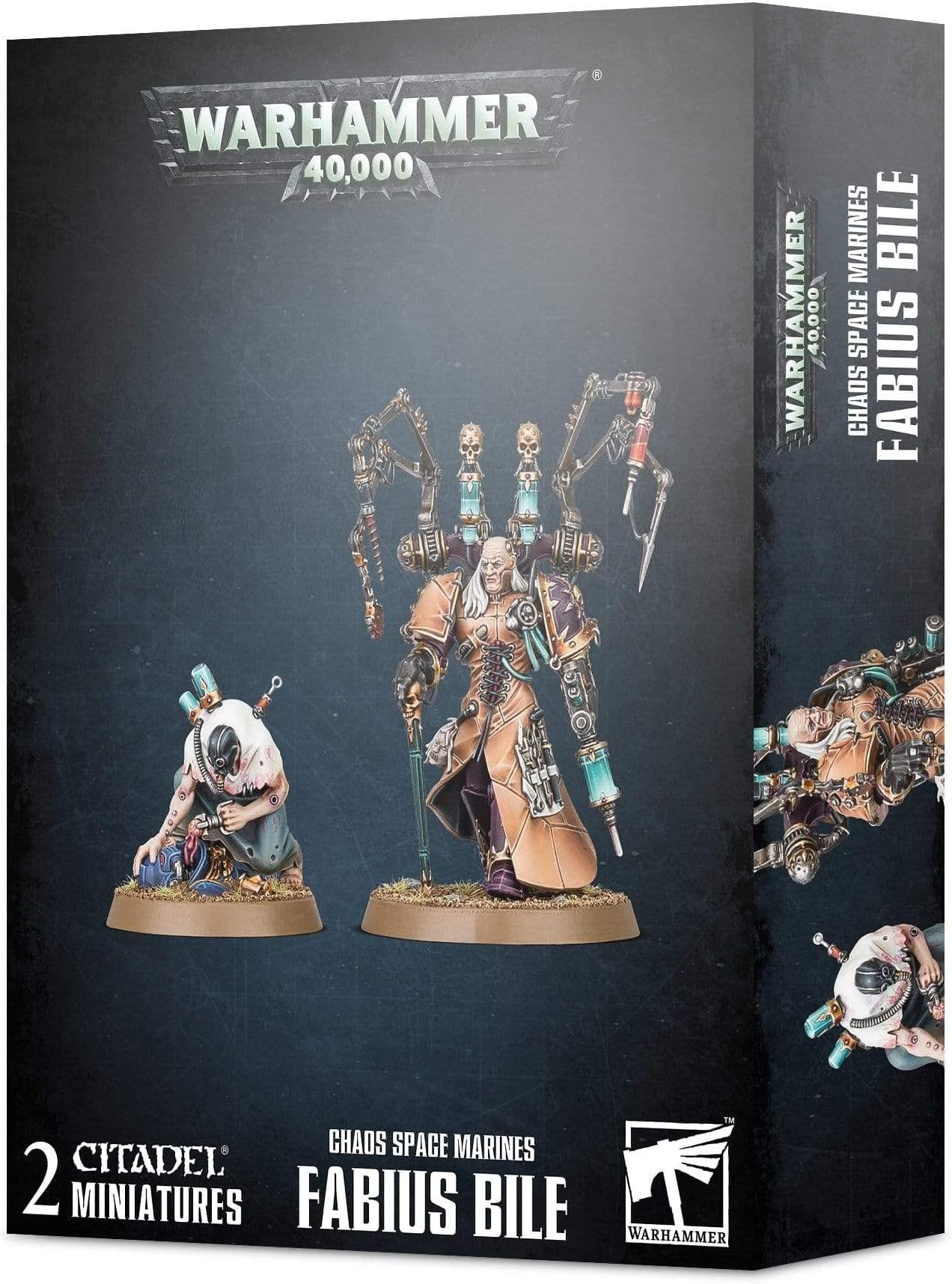 Warhammer Games Workshop 40,000 - Chaos Space Marines Fabius Bile, Grey