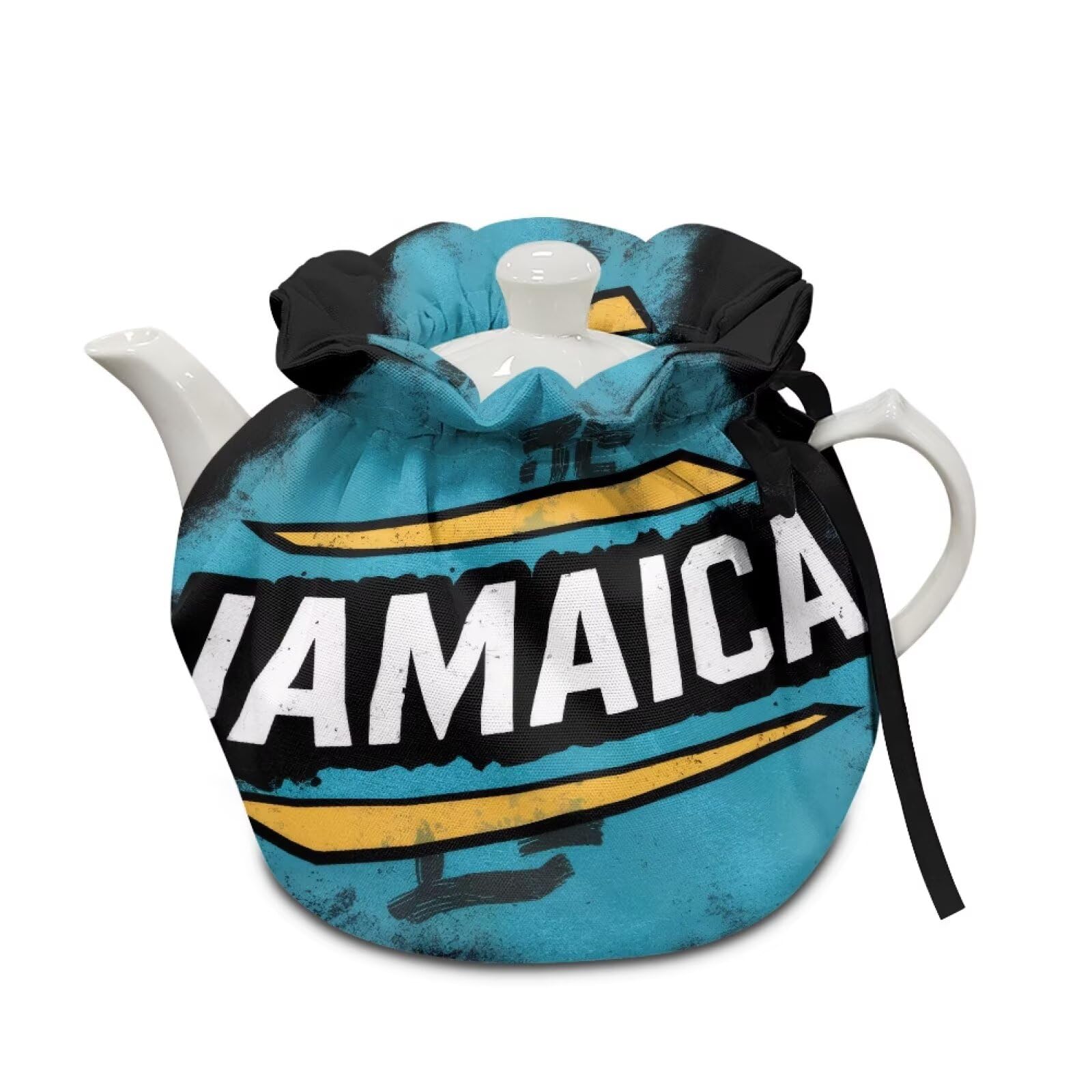 Drnuikhe Teapots Dust Cover Jamaican Elements Insulated Tea Cozy for Teapot Lid Warmer Tea Cosy Kitchen Coffee Table Decorative Accessories