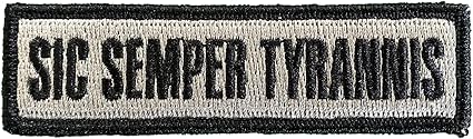 Gadsden and Culpeper Tactical Sic Semper Tyrannis Subdued Patch