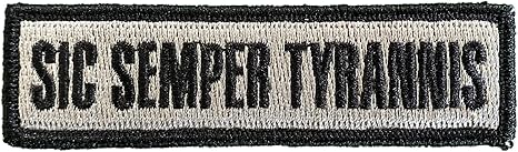 Gadsden and Culpeper Tactical Sic Semper Tyrannis Subdued Patch