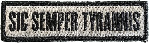 Gadsden and Culpeper Tactical Sic Semper Tyrannis Subdued Patch