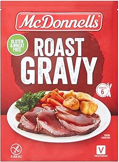 3 sachets of McDonnells Roast Gravy Mix 50gm (1.76oz) Gluten & Wheat Free
