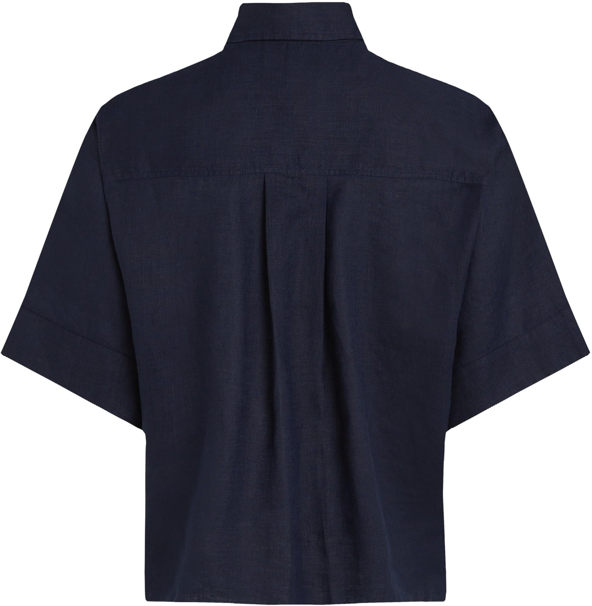 Tommy Hilfiger Chemise Femme Linen Relaxed Manches Courtes