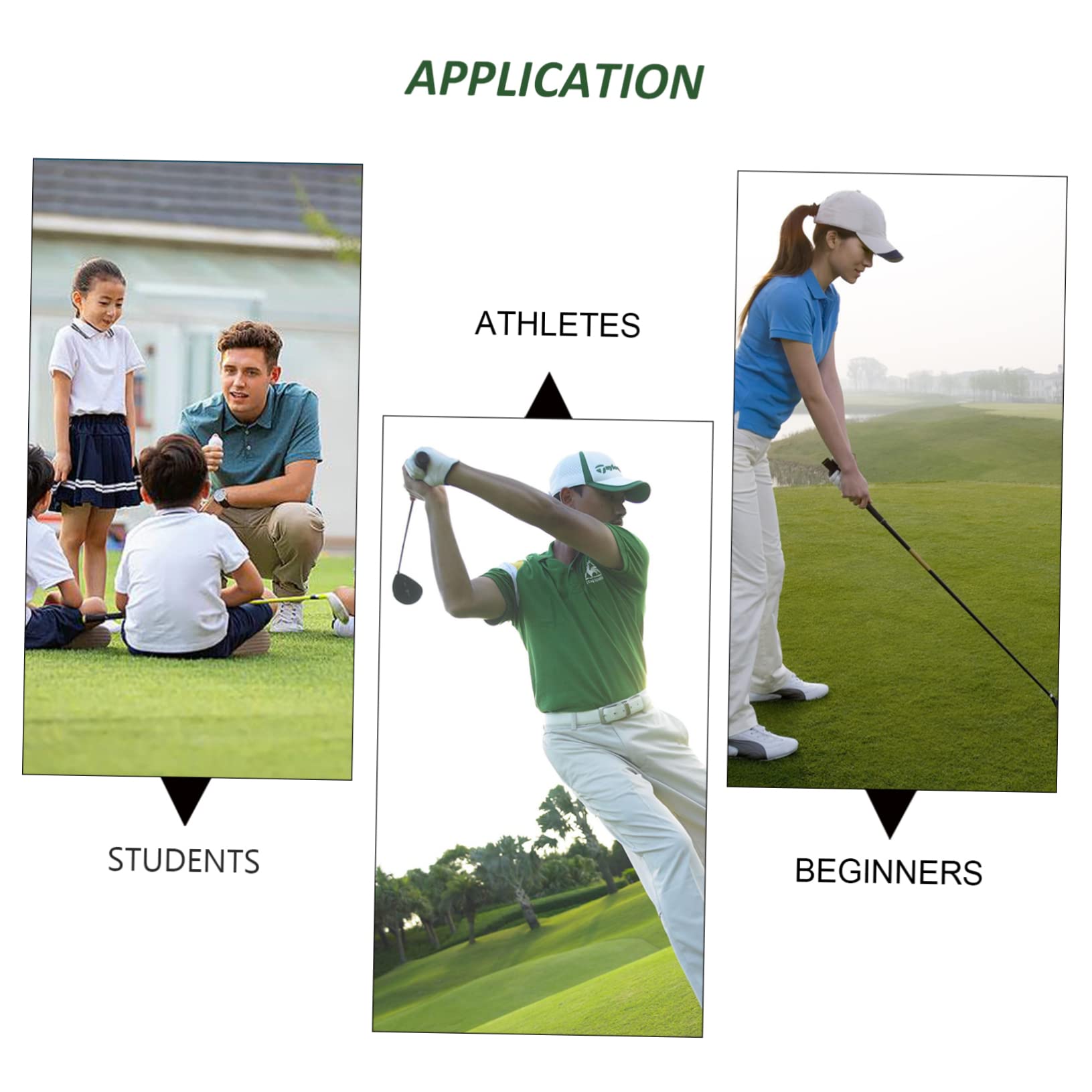 KICHOUSE Golf Swing Pad Easy Install Indoor Golfing Practice Mat for Beginners Enthusiasts Pp/eva Material