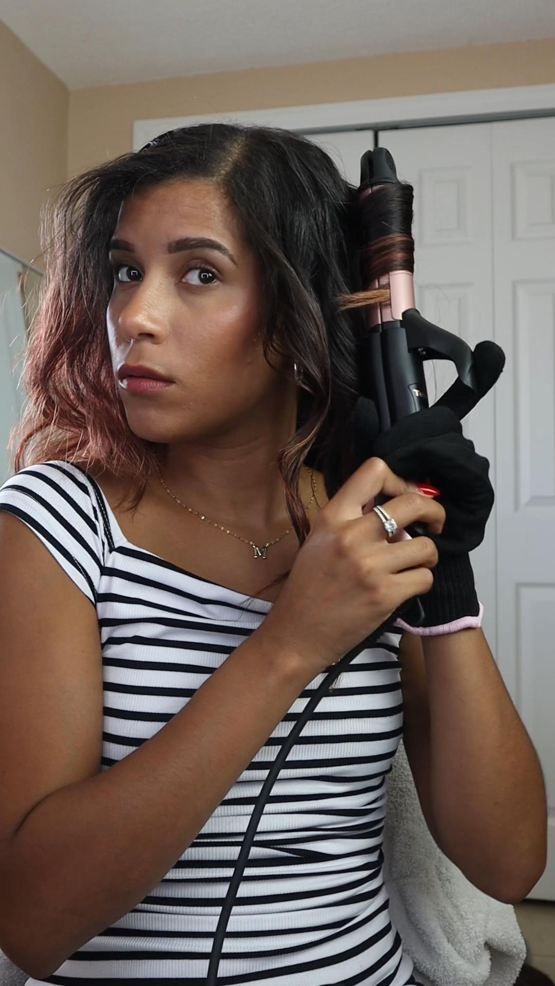 Amazon.com: Terviiix Travel Curling Iron 2 in 1, Travel Flat Iron