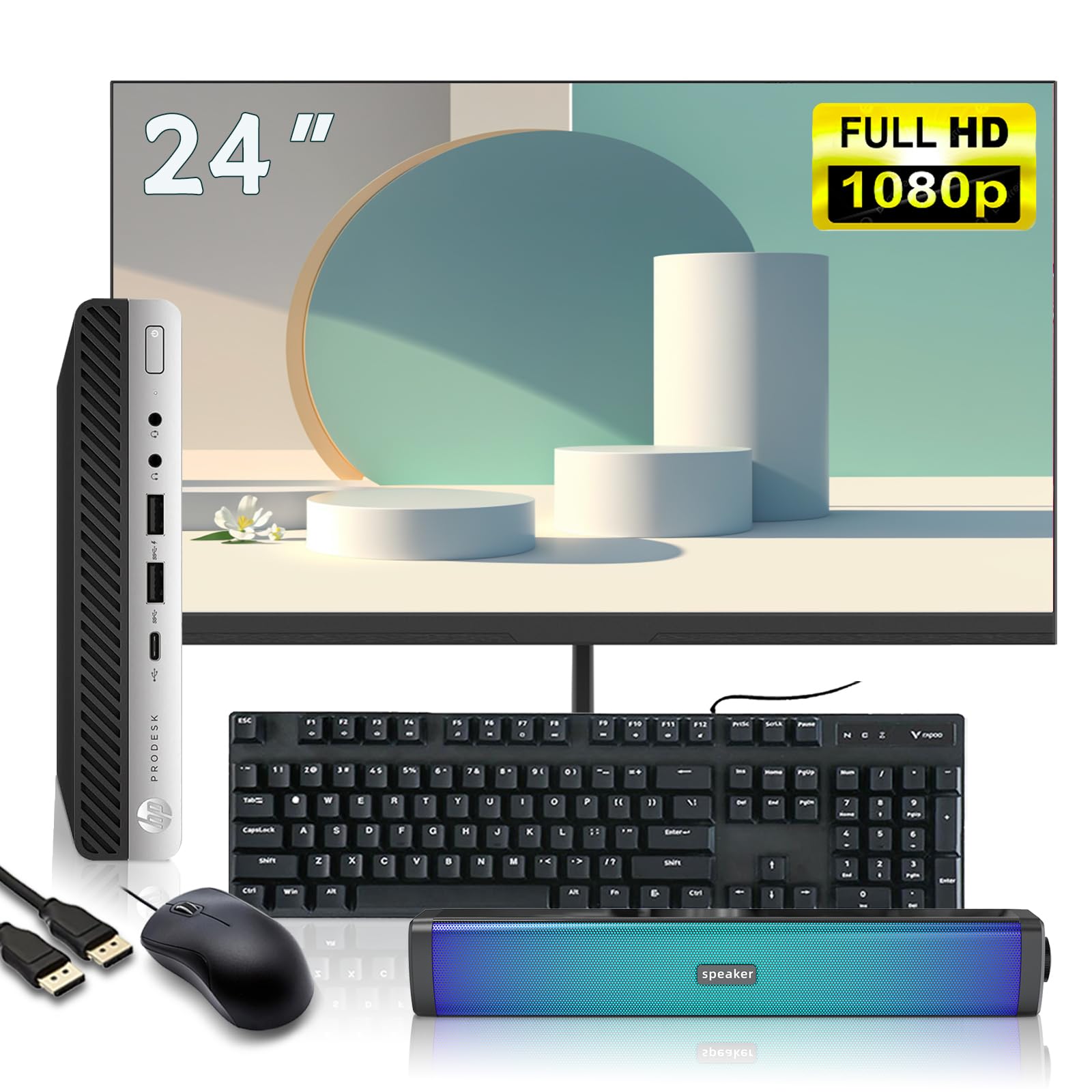 Amazon.com: HP ProDesk 600 G4 Mini Desktop PC with 24