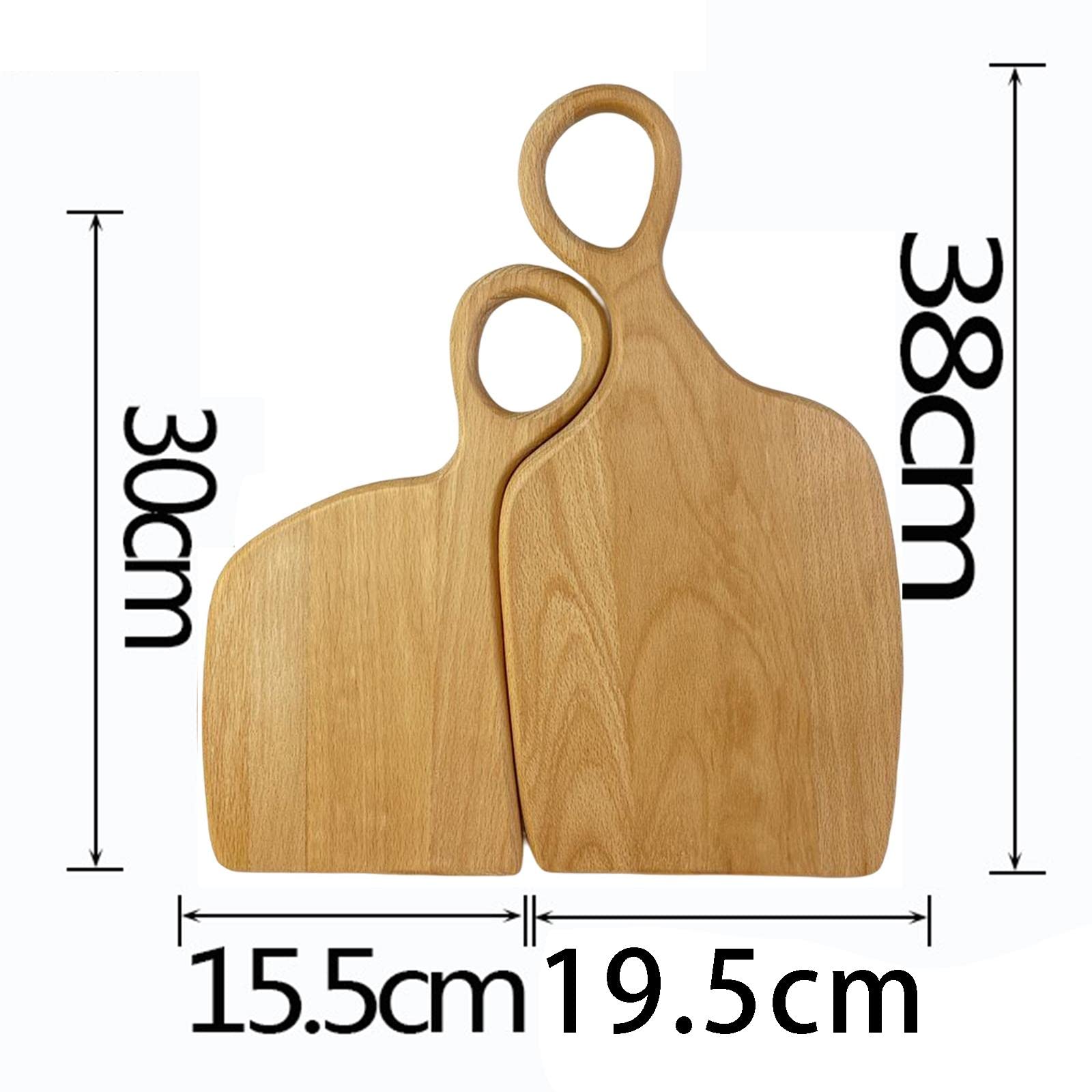 Tablas de Cortar de Madera, Tabla de Servir, Utensilios Cocina for Hornear, Tabla for Pizza, quesos for Verduras y Frutas(Small)