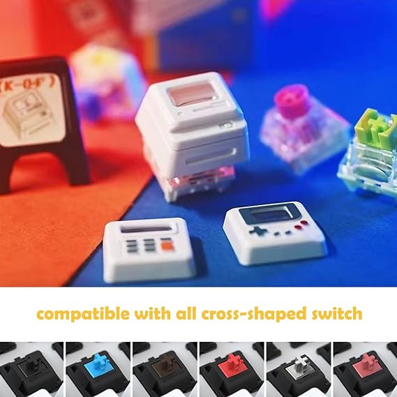 Custom Keycaps for Mechanical Keyboard ESC 3 in 1 Keycap Compatible with Cherry MX Gaming Keycaps DIY Keyboard Black