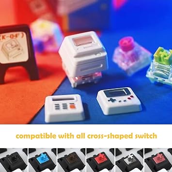 Custom Keycaps for Mechanical Keyboard ESC 3 in 1 Keycap Compatible with Cherry MX Gaming Keycaps DIY Keyboard Black
