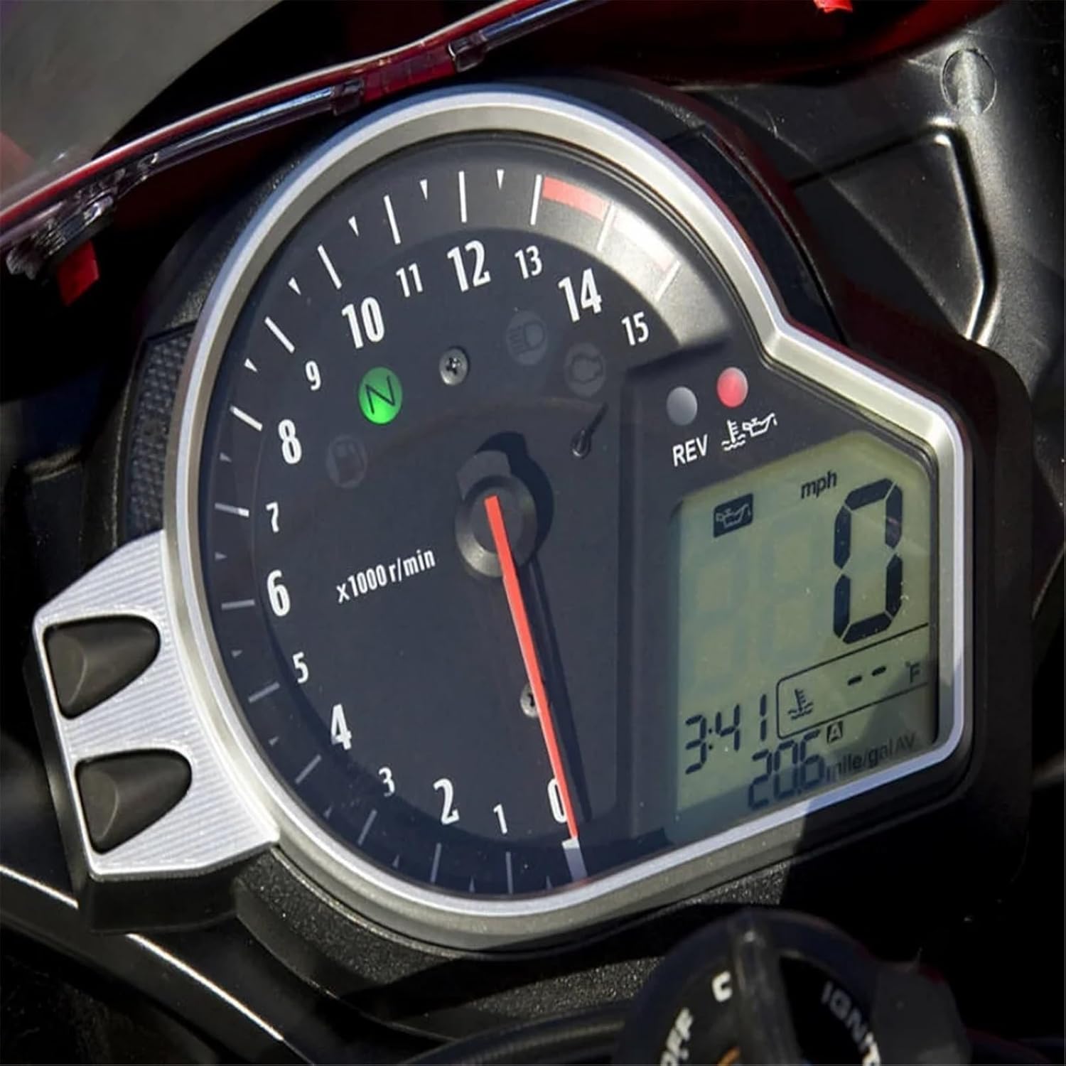 に適合する CBR1000RR 2008-2011 スピードメーター計器ケース ゲージ オドメーター タコメーター ハウジングカバー スピードメーター  計器 ゲージ メーター オドメーター タコメーター アセンブリ に適合する CBR1000RR CBR 1000 Compatible With  CBR 1000 RR 2008 2009 ... に適合する CBR1000RR 2008-2011 計器ハウジング スピードメーター オドメーター タコメーター ゲージ カバーケー