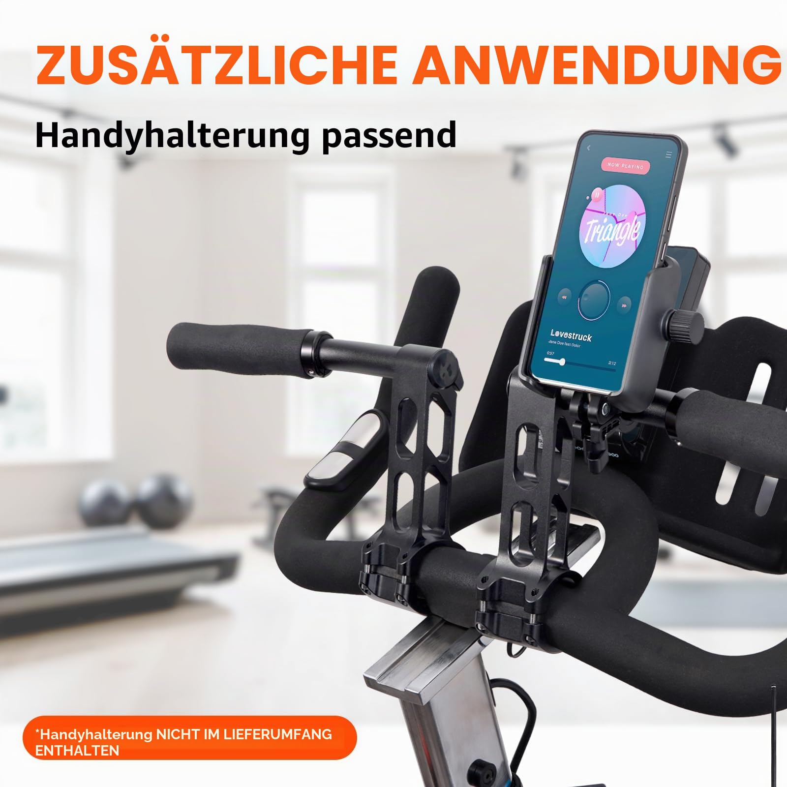 1 Paar Lenkerverlängerung, für Lenkerverlängerungen für Indoor-Übungen, neue Lenkerverlängerungen für Peloton, kompatible Fahrräder, Schwarz