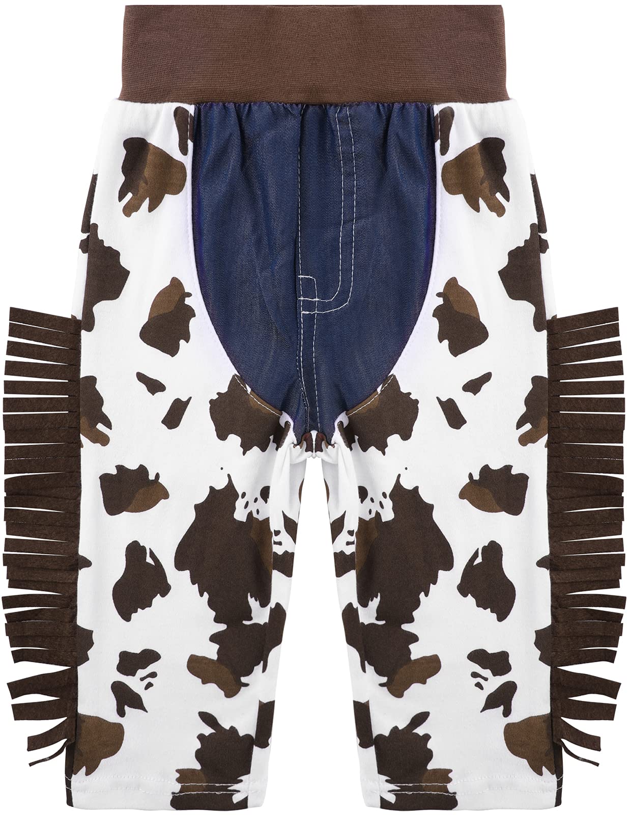 Bébé Garçons Cowboy Barboteuse Carnaval Tenues Western Combinaison Vêtements Ensemble Marron