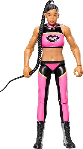 Mattel Figura de acción de la WWE, Bianca Belair coleccionable de 6 pulgadas con 10 puntos de articulación y aspecto realista
