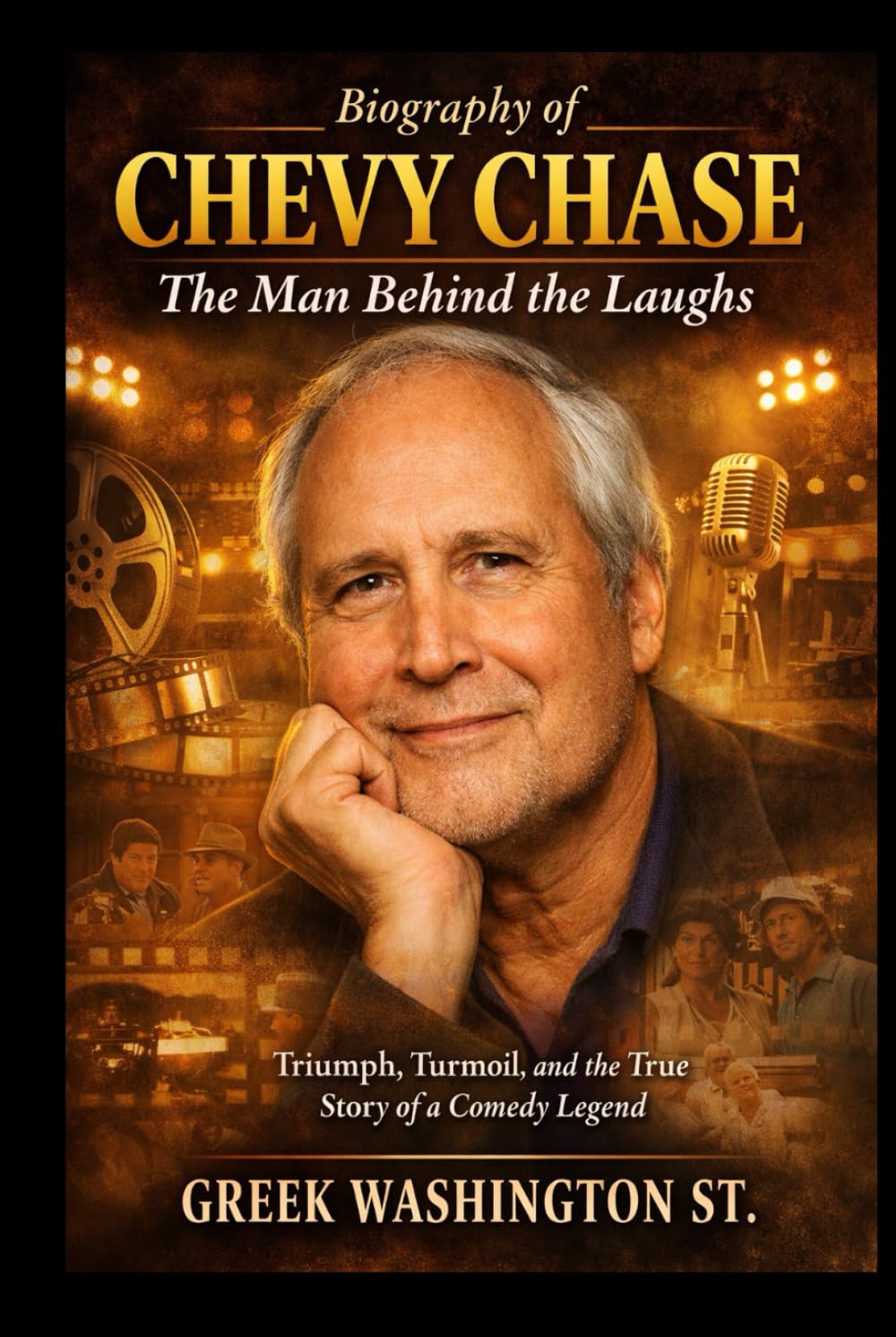 Biography of Chevy Chase: The Man Behind the Laughs: Triumph, Turmoil, and the True Story of a Comedy Legend (Biographies)      Hardcover – January 2, 2026