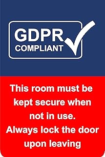 GDPR Compliant This room must be kept secure ...,
