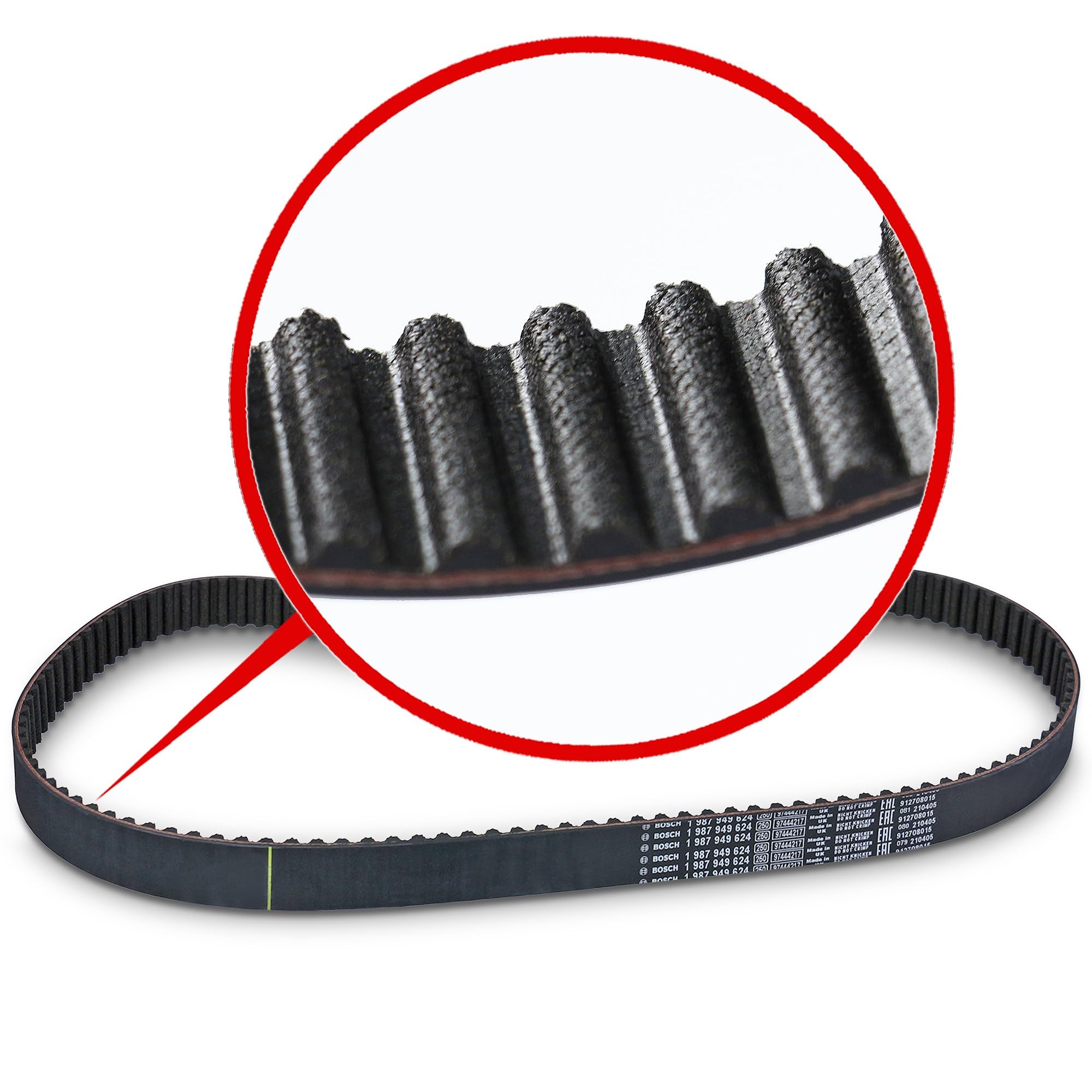 BOSCH 1 987 946 386 Kit cinghia distribuzione pompa acqua N° denti: 129 22 mm Compatibilità con FORD KA RU8, FIAT 500 312 PANDA 169 GRANDE PUNTO 199 PUNTO 188 Panda Hatchback 312, 319