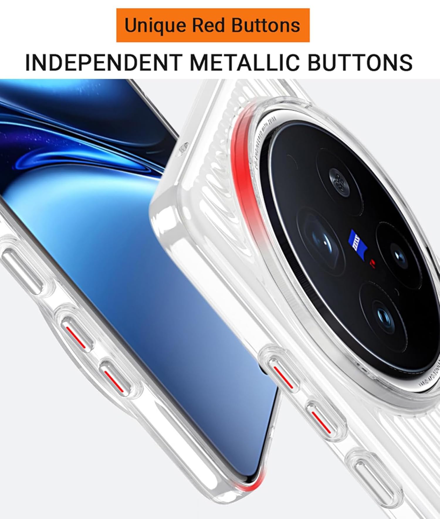 Kapa Wave Magnetic Frosted Grip Back Cover for Vivo X100 Pro