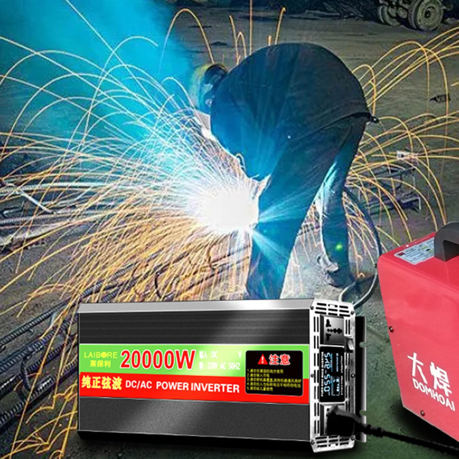 Przetwornica napięcia sinusoidalnego 2800W 3800W 5800W 6800W 7800W 8800W 10000W 13000W 18000W 20000W DC 12V 24V 48V 60V 72V do 220V 230V AC Przetwornica napięcia sinusoidalnego,7800W-12V