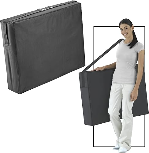 Miniatura 3 de Master Massage Zephyr - Mesa de masaje portátil y ligera, mesa de tatuaje, cama de spa (negro, granate)