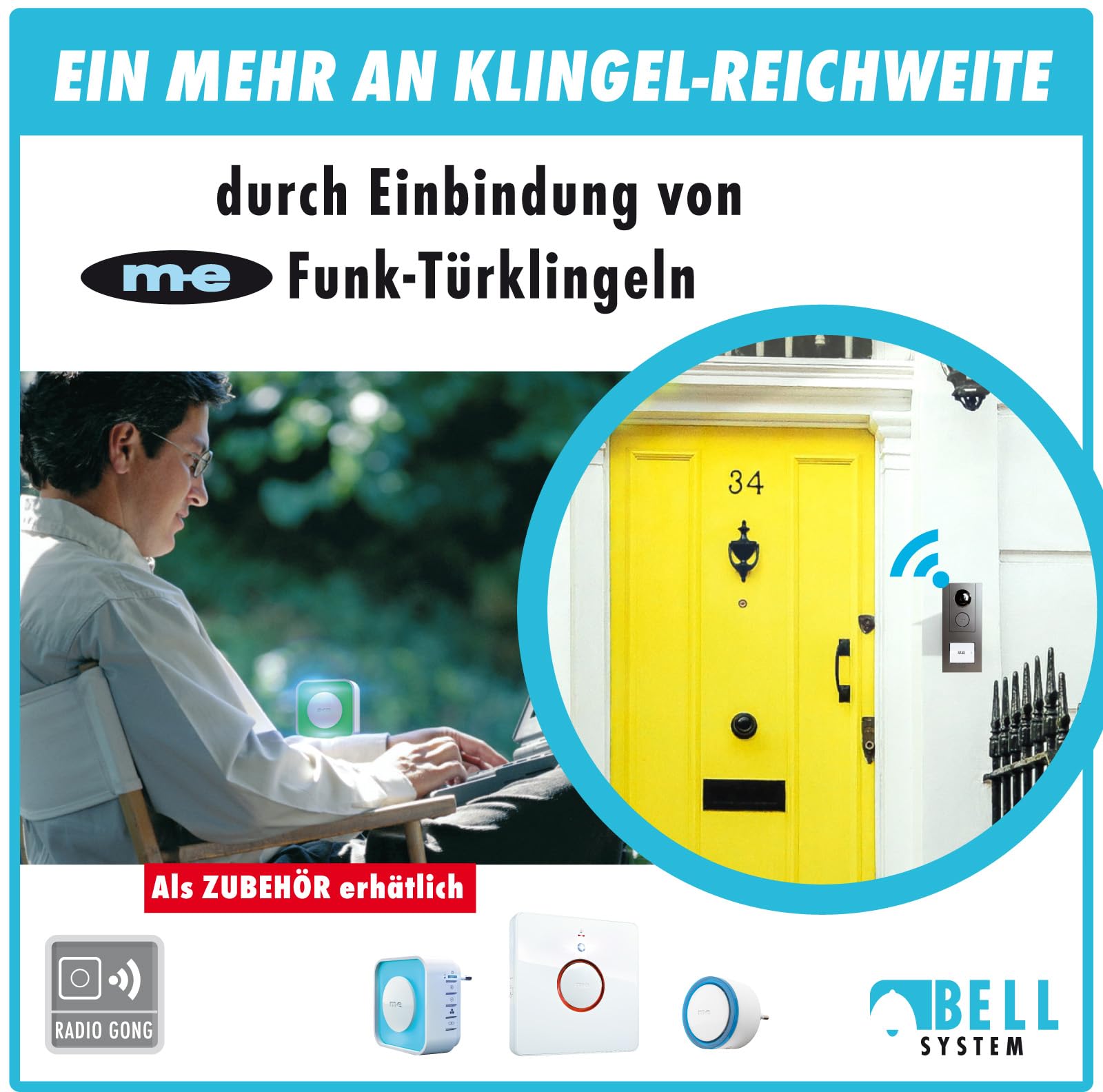 m-e Vistadoor Vistus Video-Türsprechanlage | Aluminium Außenstation für 1-Familienhaus | 7“ Innenstation | iP Türklingel mit Kamera | 4-Draht Freisprechanlage Video Sprechanlage Einfamilienhaus