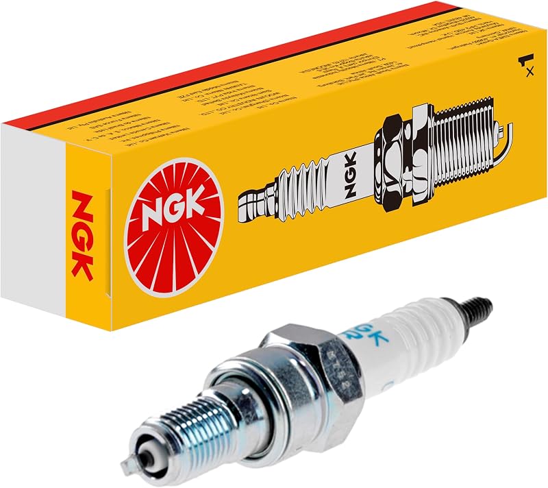 Vela de ignição NGK CR8EH-9 padrão para motocicleta – 1 unidade