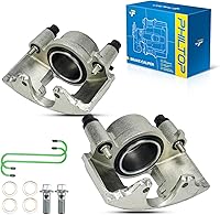 PHILTOP Front Brake Caliper for 1994-99 Ram 2500, 1989-2000 Chevy K2500/C2500, Tahoe/Yukon - OE# 184298/184297, Ductile Iron