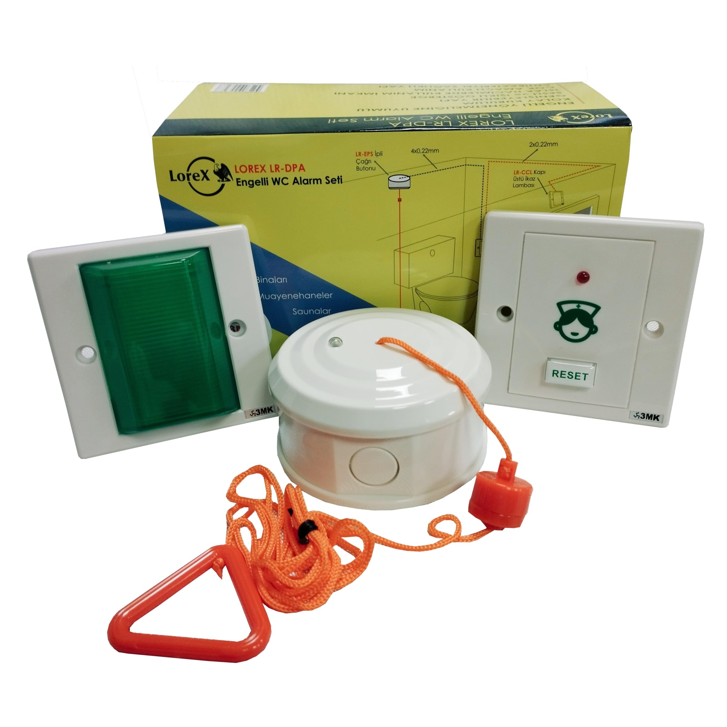 3MK-DPA-G Sistema de Alarma para Baños Adaptados , Garantizando Seguridad y Accesibilidad