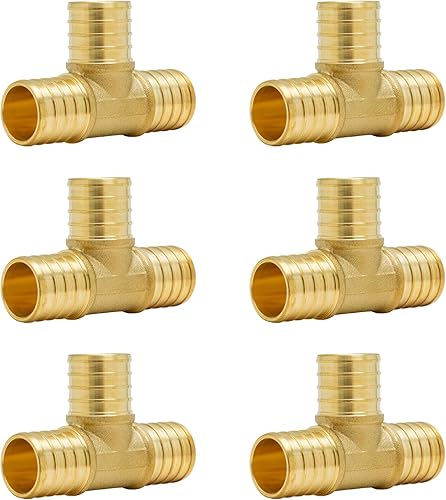 Miniatura 29 de SUNGATOR Paquete de 2 codos de oreja Pex de 1/2 pulgada, sin plomo de latón, accesorios Pex de 1/2 pulgada, certificado NSF