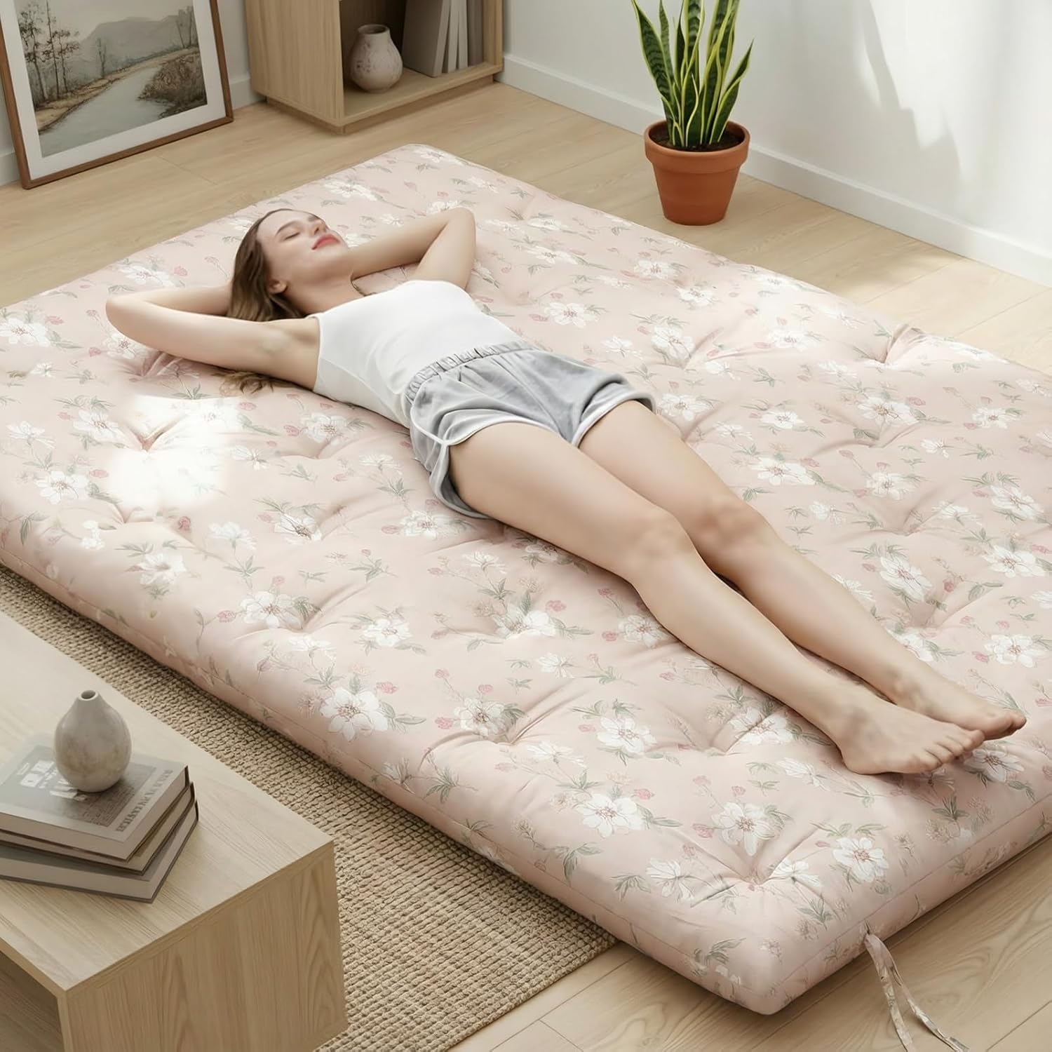 Amazon.com: Syrinx Water Resistant Japanese Futon Mattress, Queen