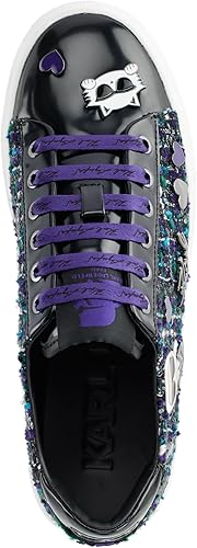 Miniatura 4 de Karl Lagerfeld Tenis con cordones para mujer Cate Sayings Everyday