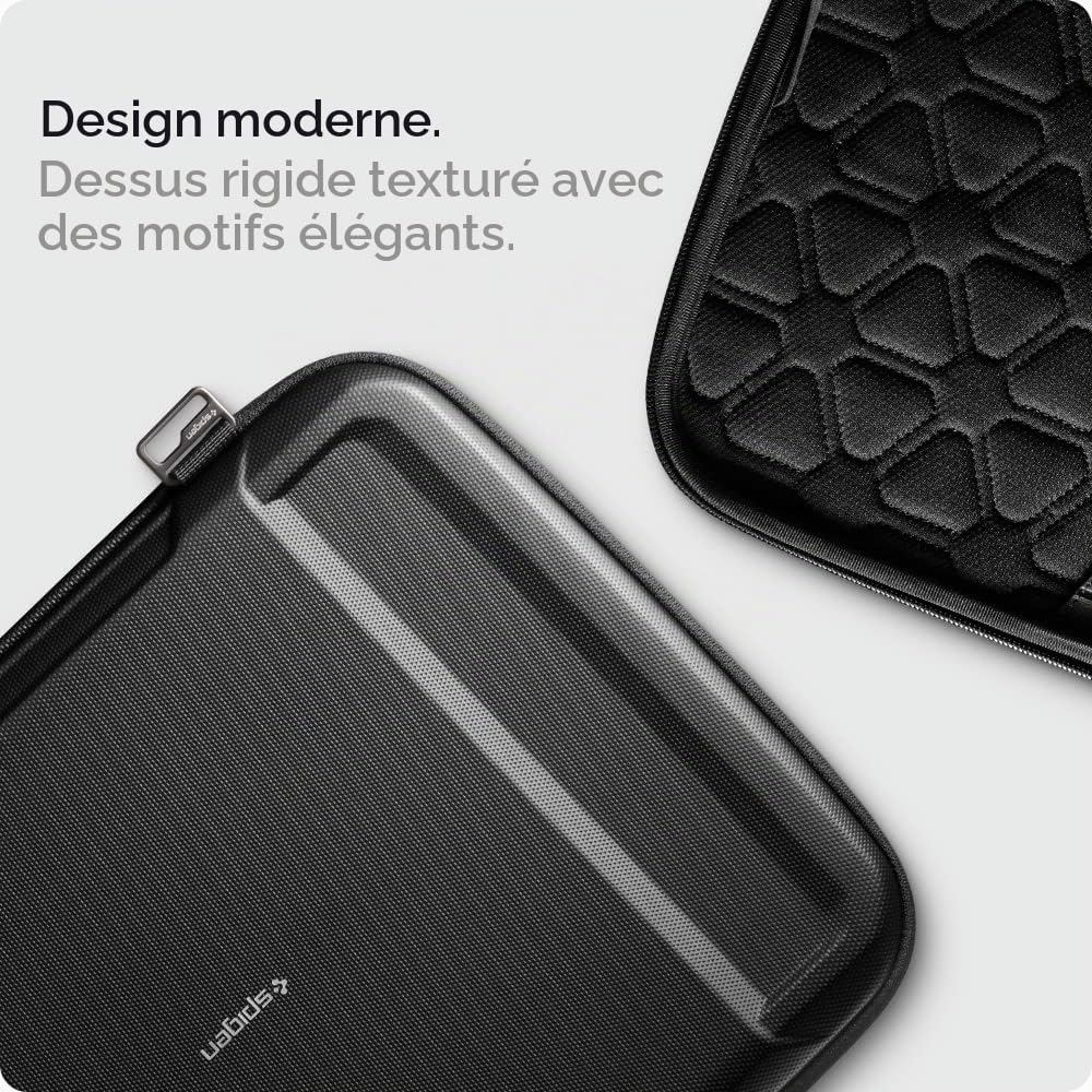 Spigen Rugged Armor Pro Housse pour Ordinateur Portable Compatible avec MacBook 16 Pouces (M5 Pro/Max 2026, M5, M4, M3, M2, M1) et Ordinateurs Portables 16 Pouces - Noir