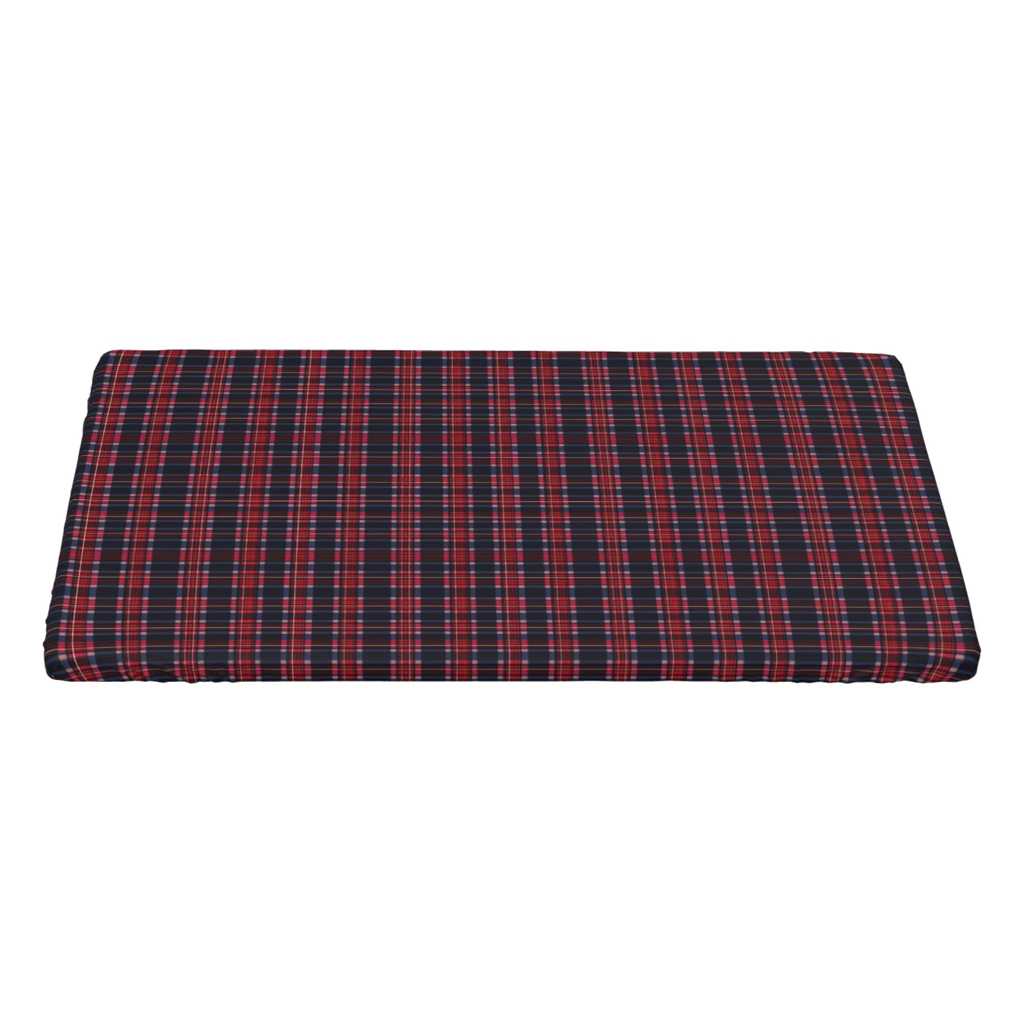 4FT Rectangle Fitted Table Cover, Tartan Plaid Rectangular Fitted Tablecloth Protector Fitted Table Clothes Breathable Tablecloth Farmhouse Table Cover for Dining, Parties, Camping — image 1