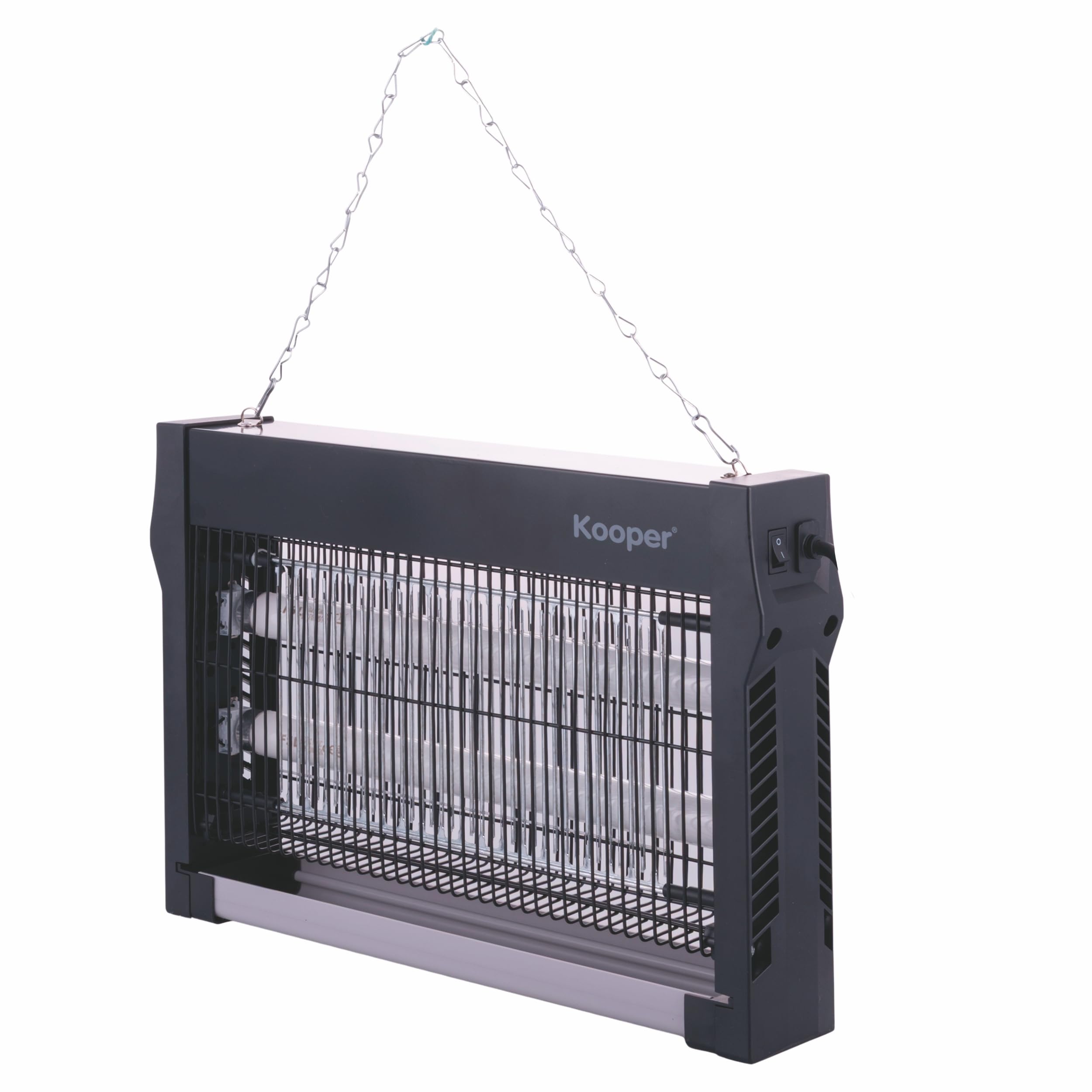 Zanzariera elettrica, copertura fino a 80 mq, vano di raccolta insetti 20 W, Kooper