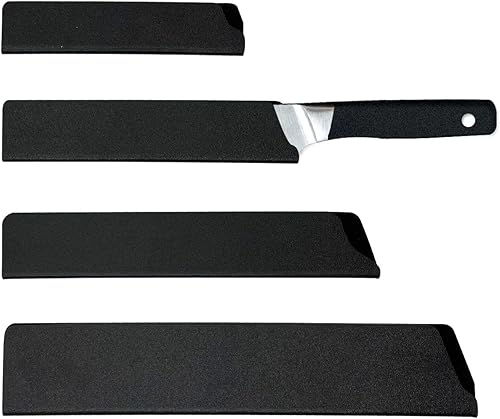 Juego universal de protectores de borde de cuchillo, forro de fieltro antiarañazos, cubiertas universales de borde de hoja para cuchillos de chef,