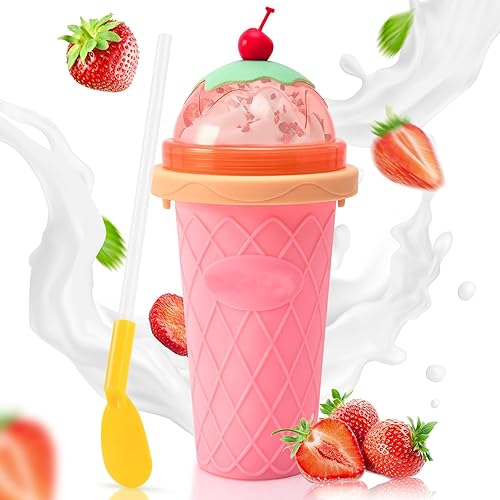 Vaso Slushy Cup Slushie Cup, TikTok Quick Frozen Magic Cup, tazas de batido con tapas y pajitas, vaso para hacer granizados de doble capa, taza de disponible en Yaxa Colombia