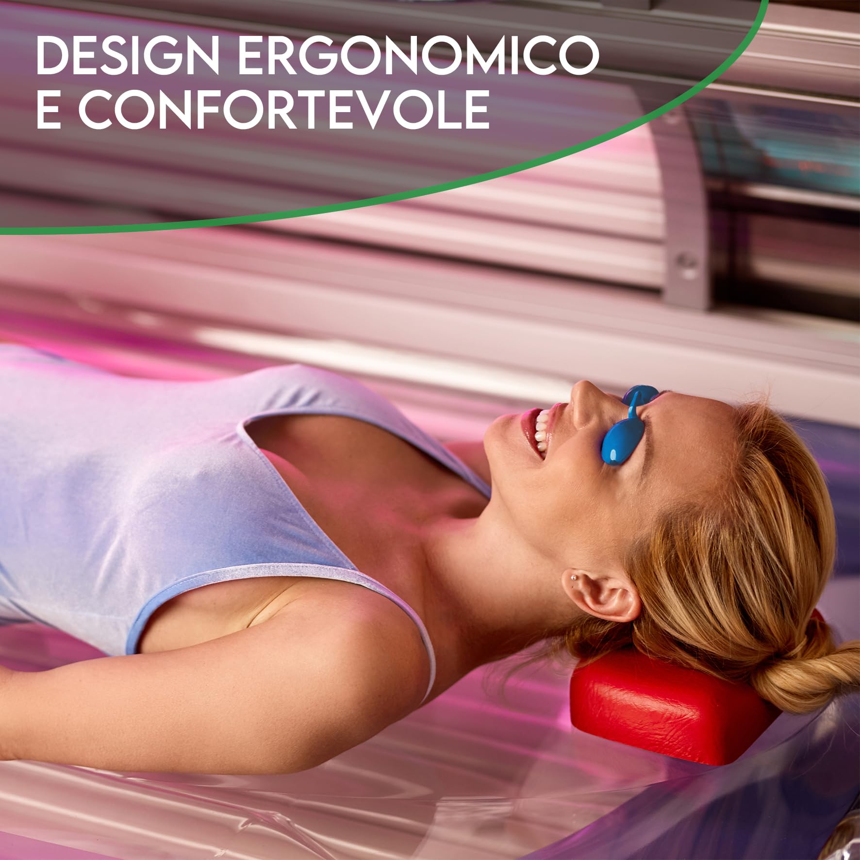 SF Occhialini Solarium, Occhiali Protettivi Raggi UV, Occhiali di Sicurezza per Lampada Solare - Confezione 3 Colori
