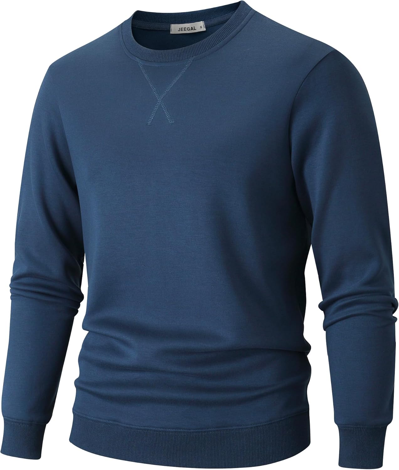 Herren Pullover Feinstrick Rundhals – Premium Lyocell Mix – Elegant Dünn & Atmungsaktiv – Regular Fit Langarm Basic Strickpullover für Business & Freizeit