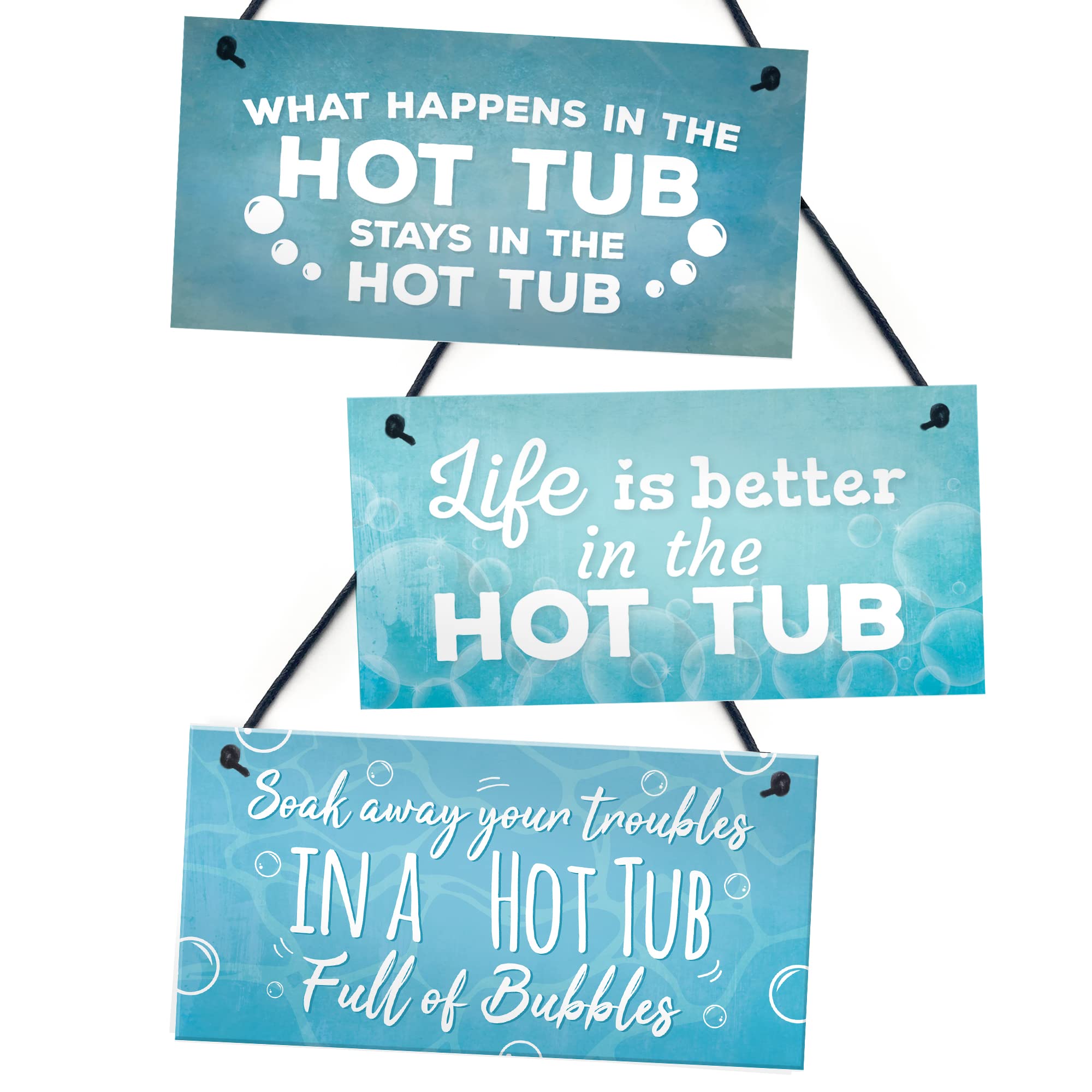 Red Ocean Hot Tub Signs For Outside Summerhouse Shed Signs Hot Tub Signs Funny Garden Signs And Plaques Home Decor
