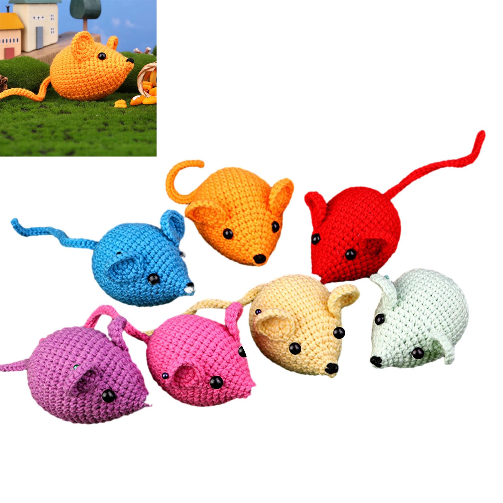 Kit de ganchillo de animales sin terminar con herramienta de ganchillo para muñeca, ganchillo, marcador de tejer, kit de accesorios