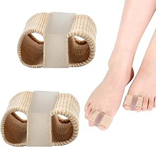 2PCS Big Toe Corrector Bunion Toe Separators Bunion Correctors Big Toe Protector Hammer Toe Straightener Corrector Gel Toe Spacers Overlapping Toes Corrector for Men Women Crooked Curled Toes Feet