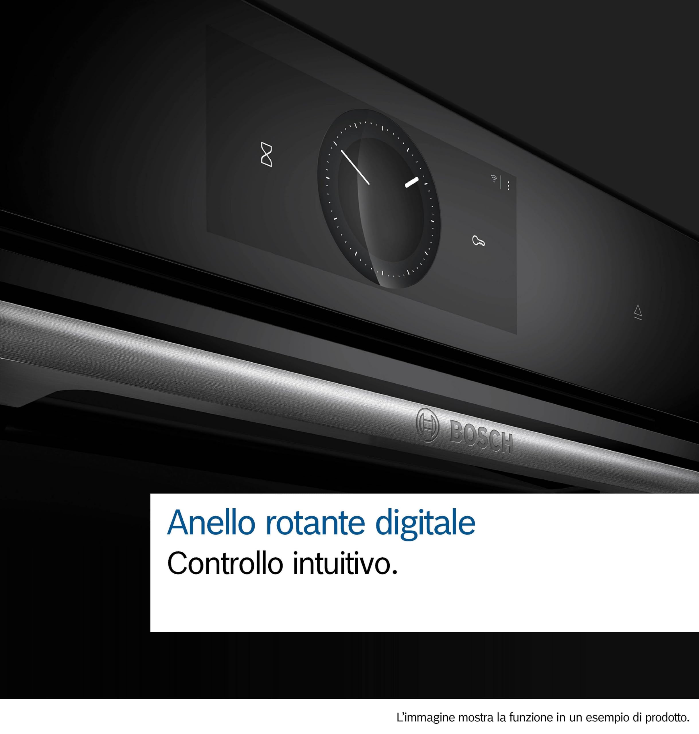 Bosch HMG7361B1, Forno combinato con microonde smart da incasso, Funzione Airfry, Chiusura ammortizzata della porta, Display TFT Touch Plus, Nero, 60 cm.