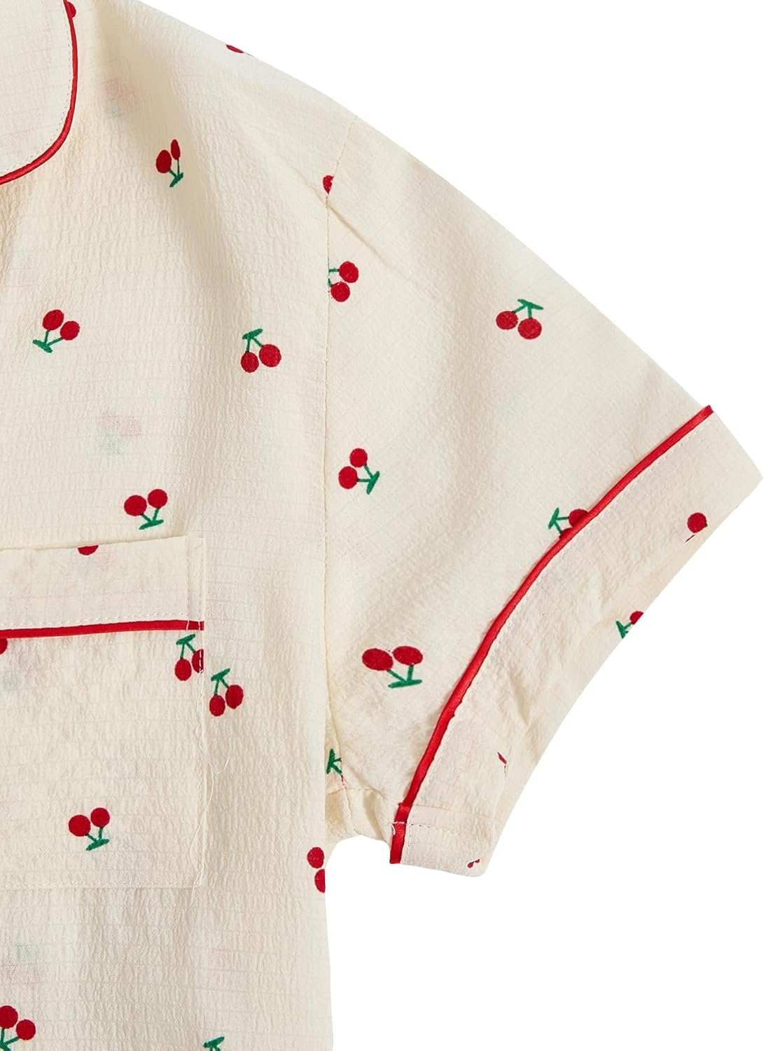 Verdusa Pajamas For Women Set 2 Piece Summer Pajama Sets Cute Pjs Lounge Matching Button Shirt with Shorts - Image 9