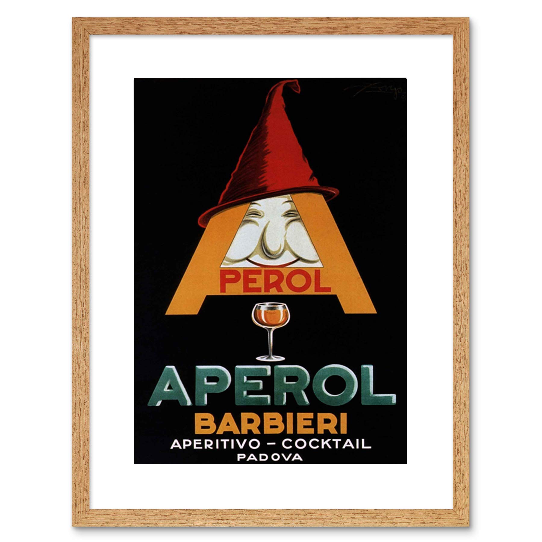 Wee Blue Coo Ad Aperol Aperitif Alcohol Italy Framed Wall Art Print