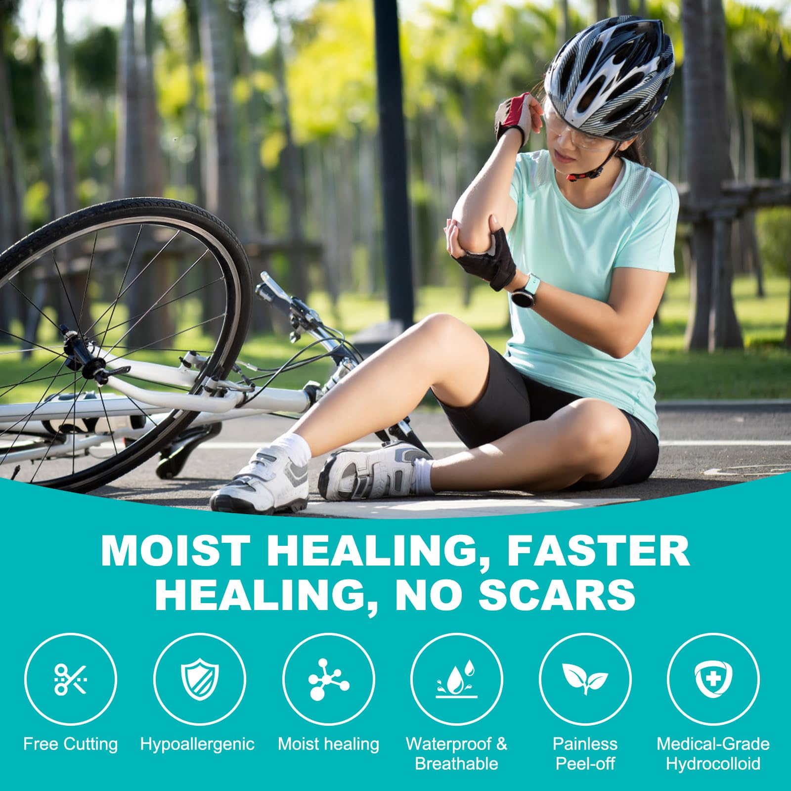 Hydrocolloid Bandages - Cut to Size Wound Care -3 Hydrocolloid Bandages - Cut to Size Wound Care -3
