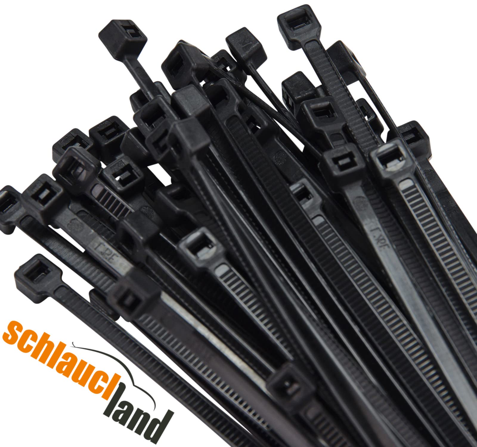 500 Stück Kabelbinder Nylon 12,4 x 530mm schwarz PROTECTOX | Schlauchbinder 53cm | VIELE GRÖSSEN 2,5|3,6|4,8|7,6|8,8|12,4mm & Längen 10-150cm | UV-stabil & wetterfest | Premium