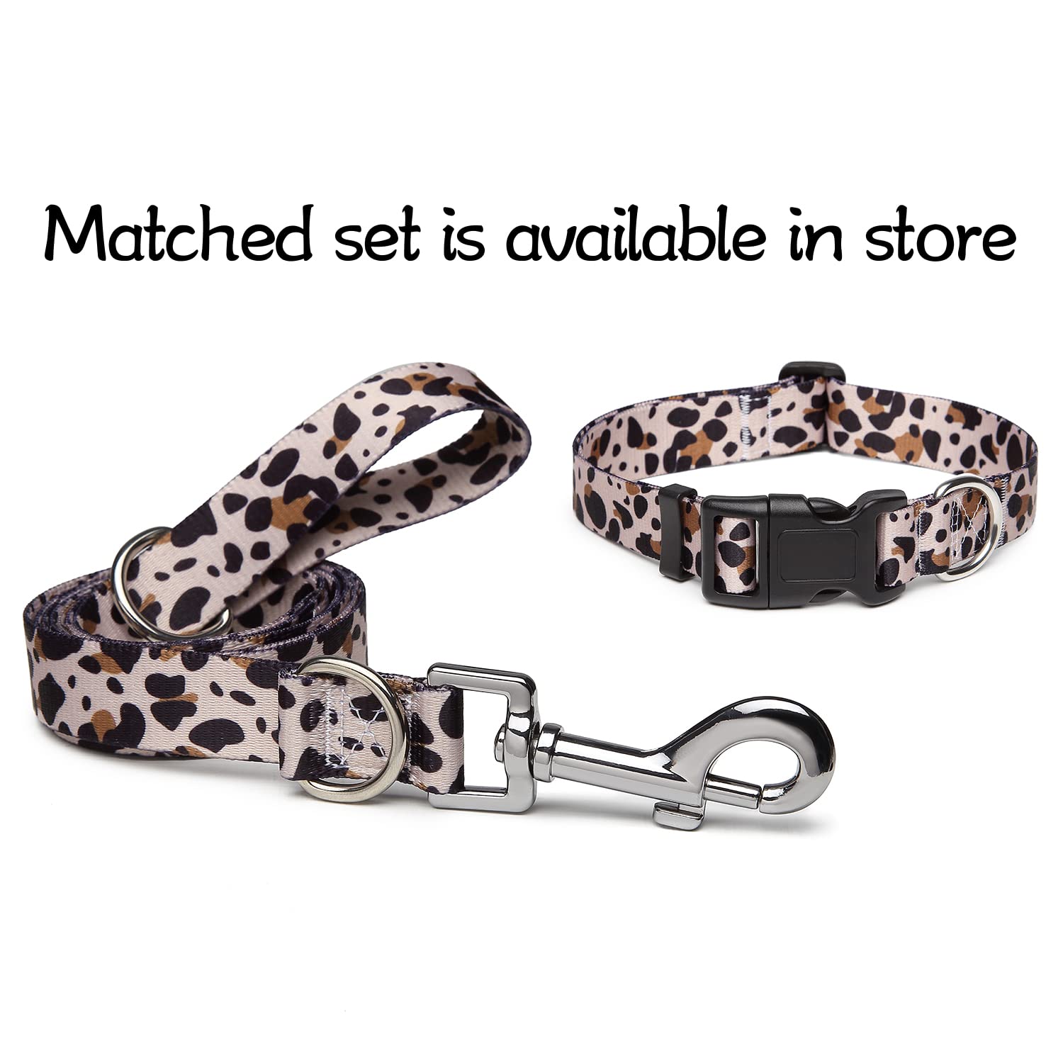 Adjustable Dog Collar with Patterns, Ultra Comfy Soft Nylon Breathable Pet Collar for Small Medium Large Dogs (L, Floral Orange) — view 88