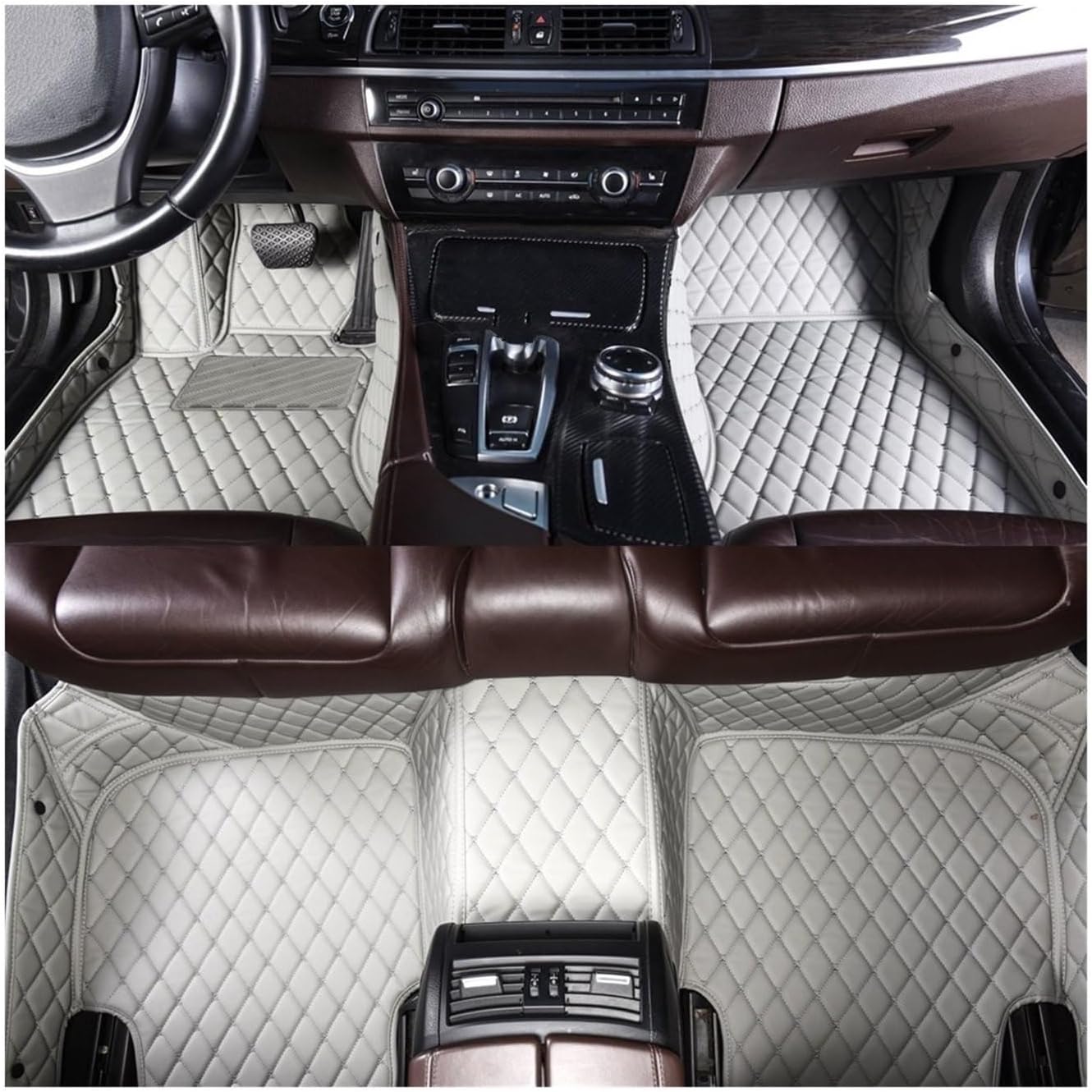 car floor mats Car Floor Mats for Jeep for Compass 2018-2022 Center Interior Accessories Carpets Rugs Foot Pads car matts(10)