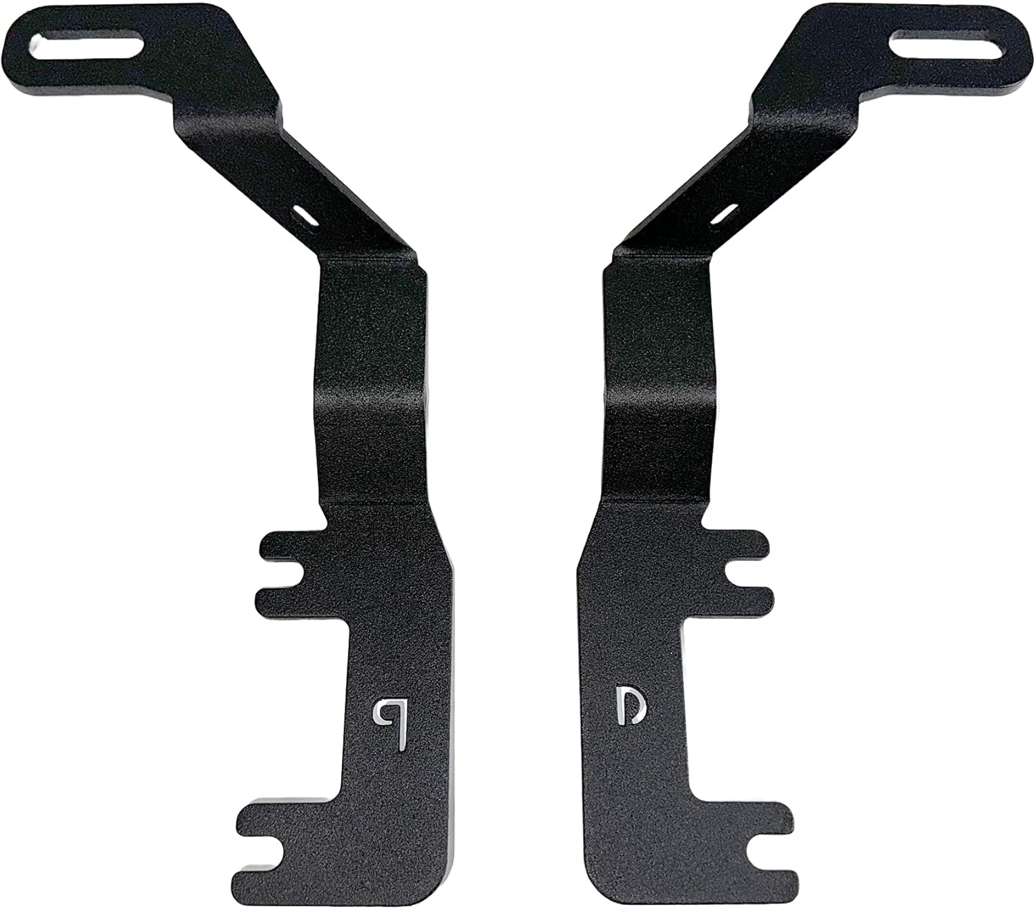 Go Rhino XE Hood Hinge Cube Light Mount | Mild Steel, Textured Black | 732250T | Fits 2023-2024 Chevrolet Colorado, Crew Cab